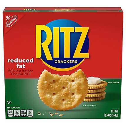 RITZ Crackers Original Reduced Fat - 12.5 Oz - Image 1