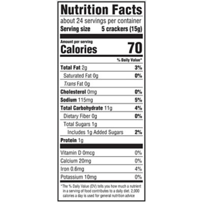 RITZ Crackers Original Reduced Fat - 12.5 Oz - Image 4