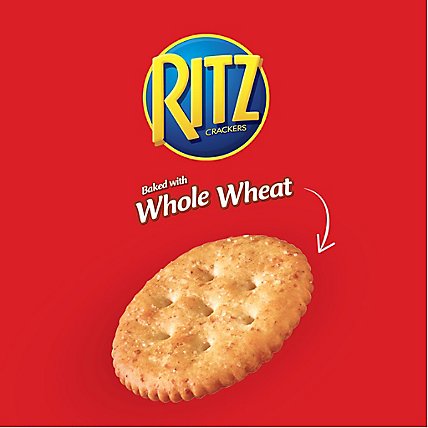RITZ Crackers Baked with Whole Wheat - 12.9 Oz - Image 3