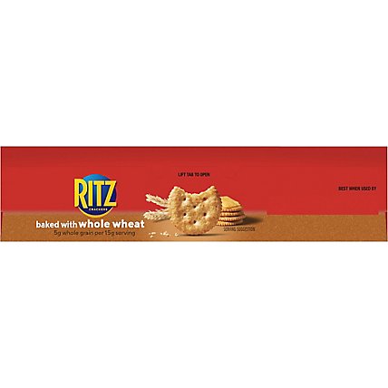 RITZ Crackers Baked with Whole Wheat - 12.9 Oz - Image 6