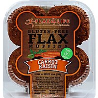 Flax4Life Muffin Carrot Raisin - 14 Oz - Image 2
