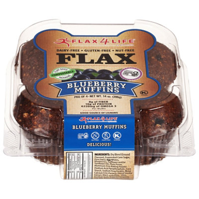 Flax4Life Muffin Blueberry - 14 Oz
