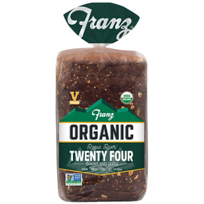 Franz Organic Sandwich Bread Rogue River Twenty Four Grain - 27 Oz - Image 2