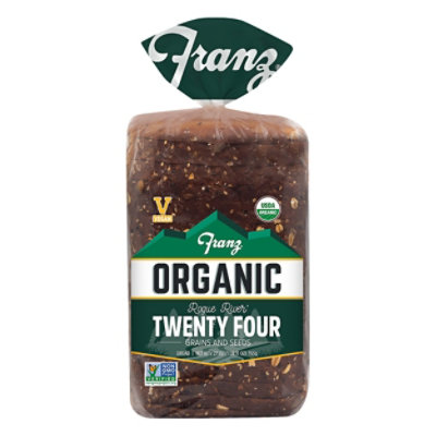 Franz Organic Sandwich Bread Rogue River Twenty Four Grain - 27 Oz