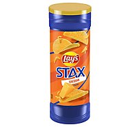 Lays Potato Crisps Stax Cheddar - 5.5 Oz