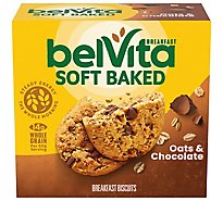 belVita Breakfast Biscuits Soft Baked Oats & Chocolate - 5-1.76 Oz