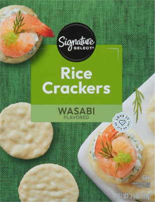 Signature SELECT Crackers Rice Wasabi  - 3.5 Oz - Image 6