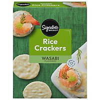 Signature SELECT Crackers Rice Wasabi  - 3.5 Oz - Image 2