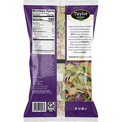 Taylor Farms BBQ Ranch Chopped Salad Kit Bag - 13.3 Oz - Image 8