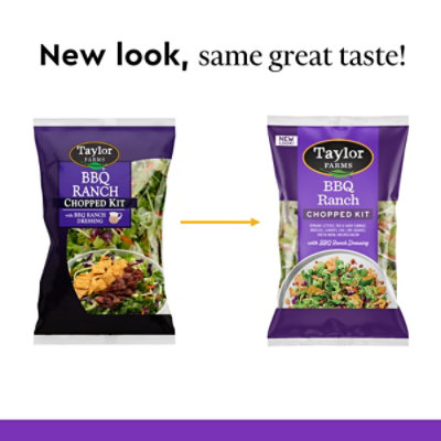 Taylor Farms BBQ Ranch Chopped Salad Kit Bag - 13.3 Oz - Image 2
