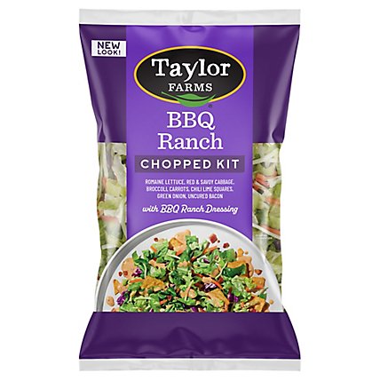 Taylor Farms BBQ Ranch Chopped Salad Kit Bag - 13.3 Oz - Image 1