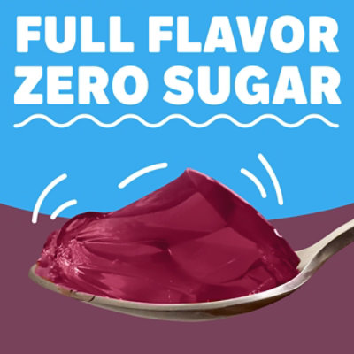 Jell-O Black Cherry Artificially Flavored Zero Sugar Ready-to-Eat Gelatin Snack - 4 Count - Image 4