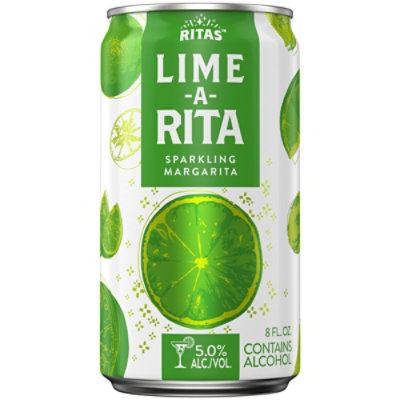 Ritas Classic Lime A Rita Malt Beverage 6.0% Alc./Vol. Can - 8 Fl. Oz ...