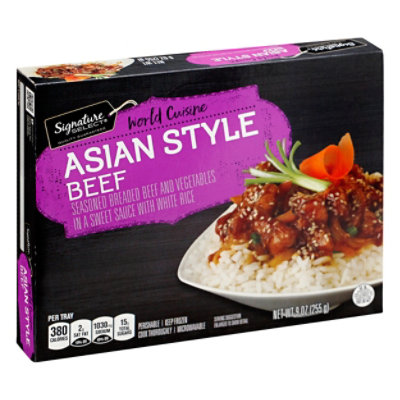  Signature SELECT World Cuisine Asian Style Beef - 9 Oz 