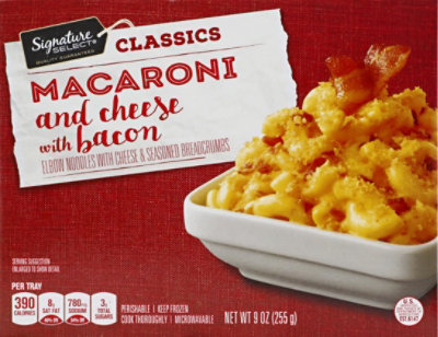 Signature SELECT Classics Macaroni & Cheese With Bacon - 9 Oz - Image 2