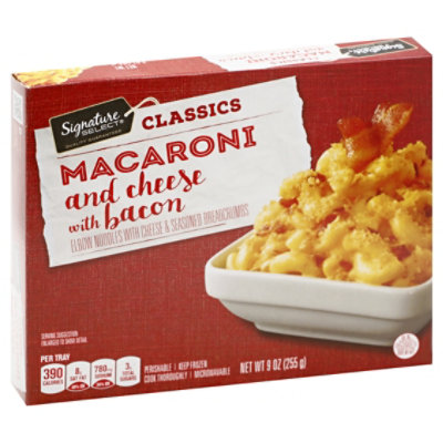  Signature SELECT Classics Macaroni & Cheese With Bacon - 9 Oz 