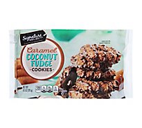 Signature SELECT Cookies Fudge Caramel Coconut Stripes - 8.5 Oz