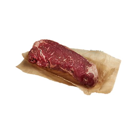 Beef USDA Prime Steak Top Loin New York Strip Boneless - 1 Lb - Image 1