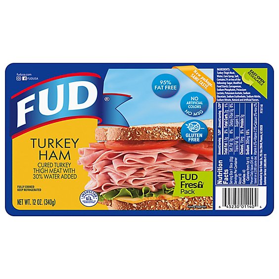 Fud Turkey Ham - 12 Oz