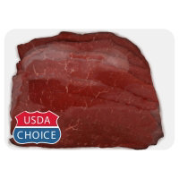 Open Nature Beef Grass Fed Angus Top Round Steak Thin Cut Grass Fed - 0.50 LB
