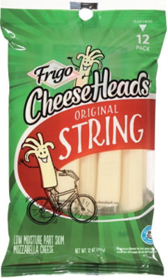 Frigo Cheese Heads Cheese String 12 Count - 12 Oz - Image 1