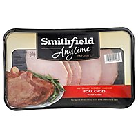 Smithfield Pork Chops Smoked Bone In - 17 Oz - Image 1
