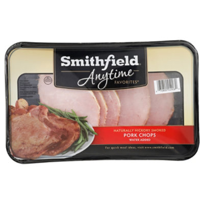 Smithfield Pork Chops Smoked Bone In - 17 Oz - Image 1