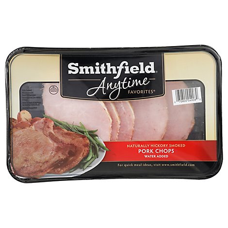 Smithfield Pork Chops Smoked Bone In - 17 Oz