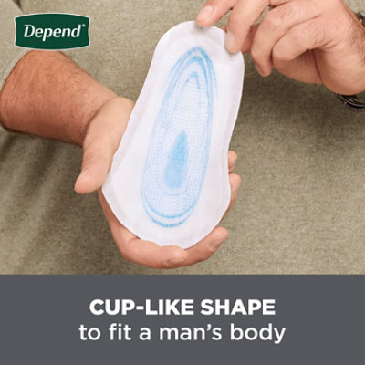Depend Incontinence Shields for Men - 58 Ct - Image 4