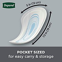 Depend Incontinence Shields for Men Light Absorbency - 58 Count - Image 3