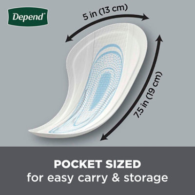 Depend Incontinence Shields for Men - 58 Ct - Image 2