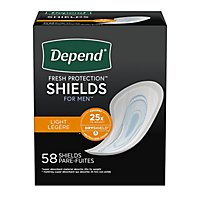 Depend Incontinence Shields for Men Light Absorbency - 58 Count - Image 8
