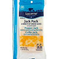 Lucerne Cheese Sliced Pepper Jack & Colby Jack - 20 Oz - Image 2