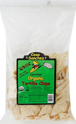 Casa Sanchez Foods Tortilla Chips Organic - 14 Oz - Image 2