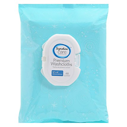 Signature Care Incontinence Personal Washcloths - 48 Count