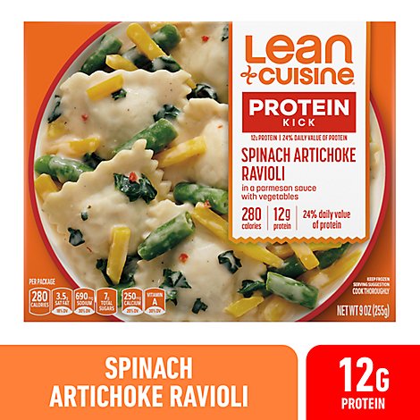 Lean Cuisine Features Spinach Artichoke Ravioli Frozen Meal - 9 Oz