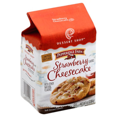 Pepperidge Farm Dessert Shop Cookies Soft Dessert Strawberry Cheesecake - 8.6 Oz