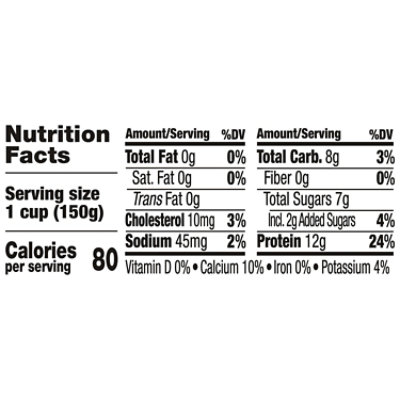 Light + Fit Greek Blueberry Nonfat Gluten-Free Yogurt - 5.3 Oz - Image 3