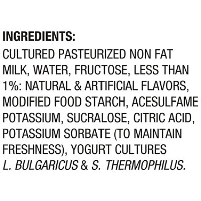 Light + Fit Greek Vanilla Nonfat Gluten Free Yogurt - 5.3 Oz - Image 4