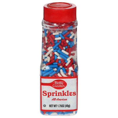 Betty Crocker Decorating Decors Sprinkles Red White And Blue - 1.7 Oz - Image 3