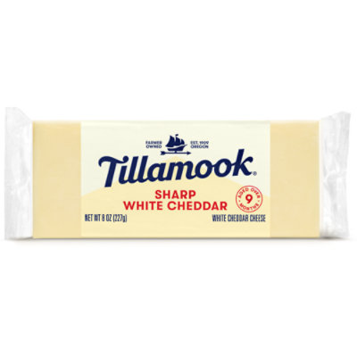 Tillamook Sharp White Cheddar Cheese - 8 Oz