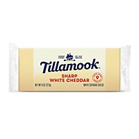 Tillamook Sharp White Cheddar Cheese - 8 Oz - Image 1