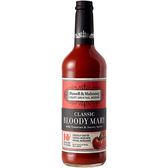 Powell & Mahoney Cocktail Mixer Craft Classic Bloody Mary - 750 Ml