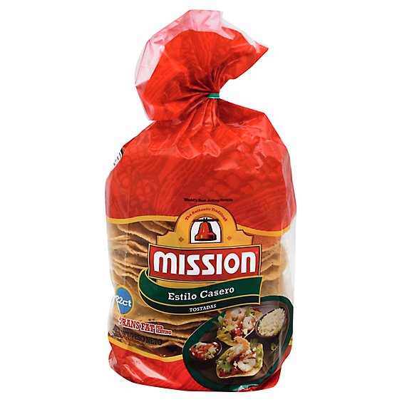 Mission Tostadas Estilo Casero Bag 22 Count - 12.8 Oz