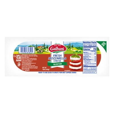 Galbani Sliced Fresh Mozzarella Cheese - 12 Oz