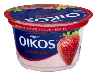 Oikos Whole Milk Strawberry Greek Yogurt - 5.3 Oz - Image 4