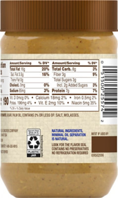 Jif Natural Peanut Butter Crunchy - 16 Oz - Image 6