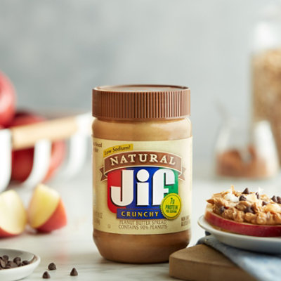 Jif Natural Peanut Butter Crunchy - 16 Oz - Image 3