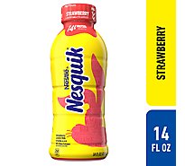 Nesquik Ready to Drink Strawberry Flavored Lowfat Milk - 14 Fl. Oz.