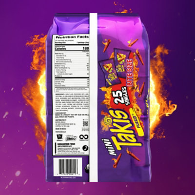 Takis Fuego Hot Chili Pepper & Lime Rolled Tortilla Chips - 25 - 1.2 Oz - Image 5